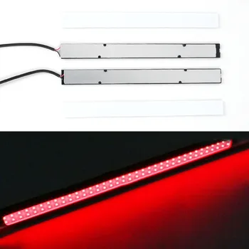 

Set Car LED Lights 17cm Strip RED 2Pcs Waterproof Fog Lamp Accessories