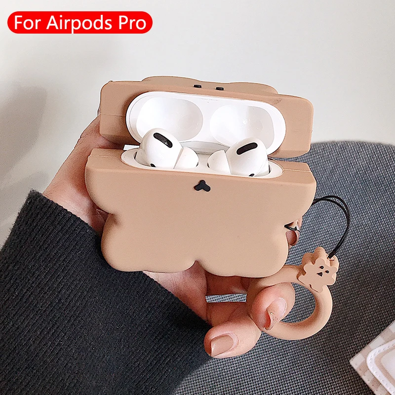Симпатичные чехлы с героями мультфильмов для Apple Airpods Pro, наушники, силиконовая мягкая кожа, зарядная коробка для Airpods Pro, гарнитура, защитный чехол