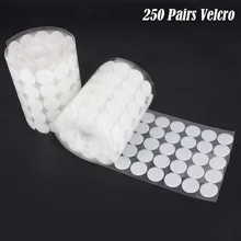 20 мм крючок и петля 250 пар Диаметр Крюк и петля самоклеющиеся круглые