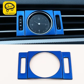 

CARMANGO For VW Volkswagen Arteon 2019 Car Styling Front Central Clock Air Outlet Cover Trim Frame Sticker Interior Accessories