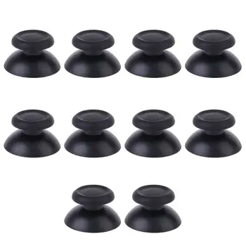 

10pcs Analog Replacement Controller Thumbsticks Thumb Stick for Sony PS4 Black