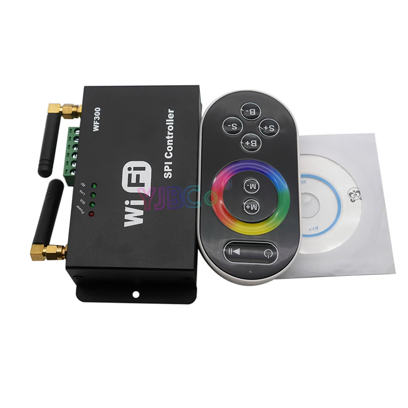 WiFi 300 RGB контроллер сенсорный экран дистанционный светодиодный SPI для LPD6803 WS2811 WS2801