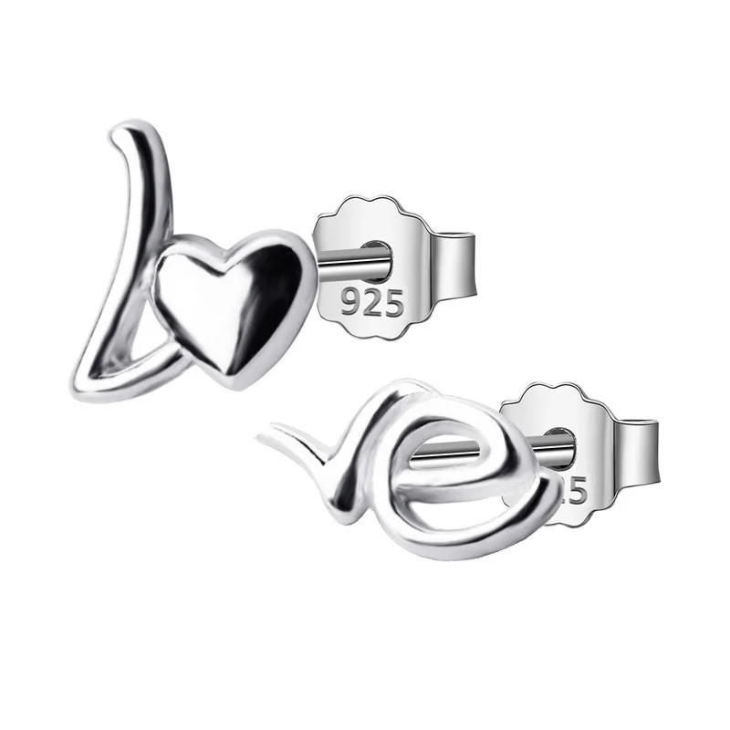 Trustdavis минималистичные серьги гвоздики из стерлингового серебра 925 пробы модные