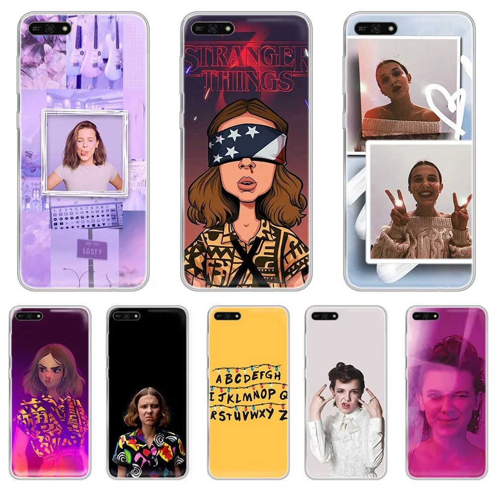 Прозрачный чехол для телефона с рисунком из сериала очень странные дела HUAWEI honor