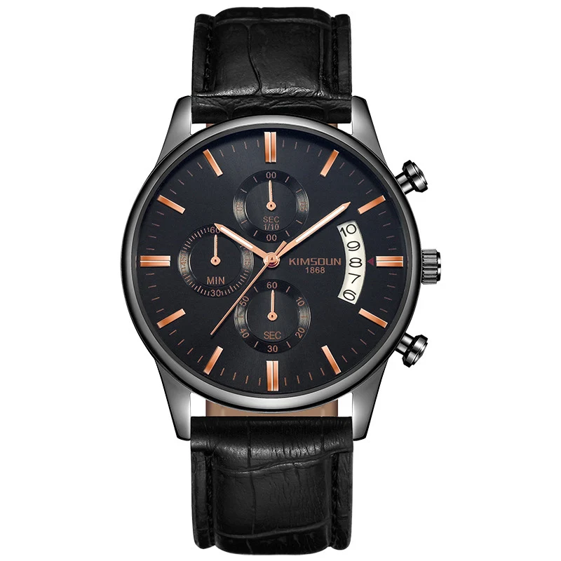 

KIMSDUN Mens Watches Top Brand Luxury Sports Quartz Ultra-thin Watch Men Fashion Waterproof Men Watch High Quality Dropshipping