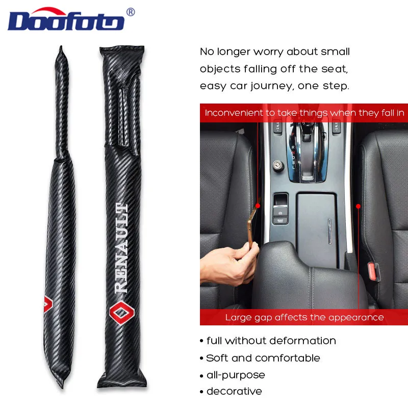Doofoto 1x наполнитель для зазора на сиденье автомобиля Renault Duster Megane 2 3 Clio Fluence Logan Captur