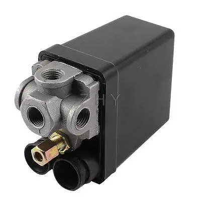 

Air Compressor Pressure Switch Control Valve 175PSI 4-Port 1/4PT AC 240V 20A
