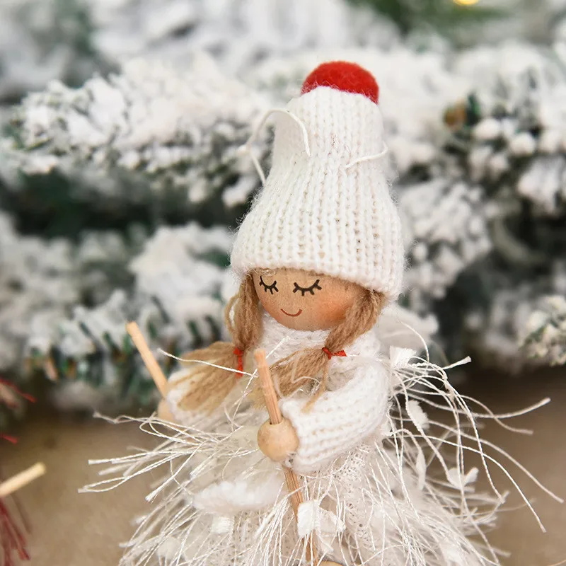 2022 New Year Gift Cute Christmas Angel Doll Xmas Tree Ornament Noel Deco Christmas Decoration for Home Natal 2021 Navidad Decor