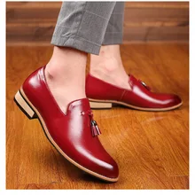 Роскошная брендовая деловая обувь с перфорацией типа «броги» из искусственной кожи с острым носком; мужская модельная повседневная обувь на мягкой резиновой подошве; дышащая Свадебная обувь; 3 цвета;