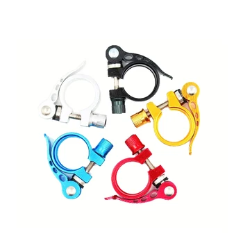 

Aluminum Alloy 31.8mm Bicycle Seatpost Clamp Quick Release Ultralight Bike Clamping Clip Useful Bike Accessories