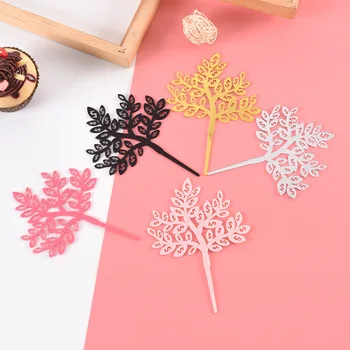

Golden tree Acrylic Cake FlagsFor Cute Moon shape Cartoon Cup cake Topper Wedding Birthday Party Baby Shower Decoration Supplies