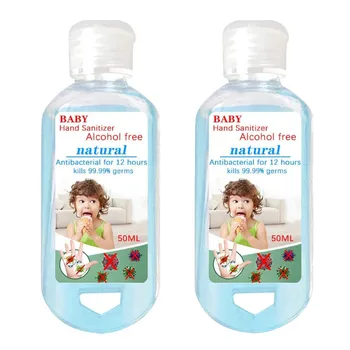 

2PCS 50ml Baby Hand Soap Disposable Hand Sanitizer Long-Lasting Speed Dry Hand Lotion Office Home Prevent Bacteria Hand Soap