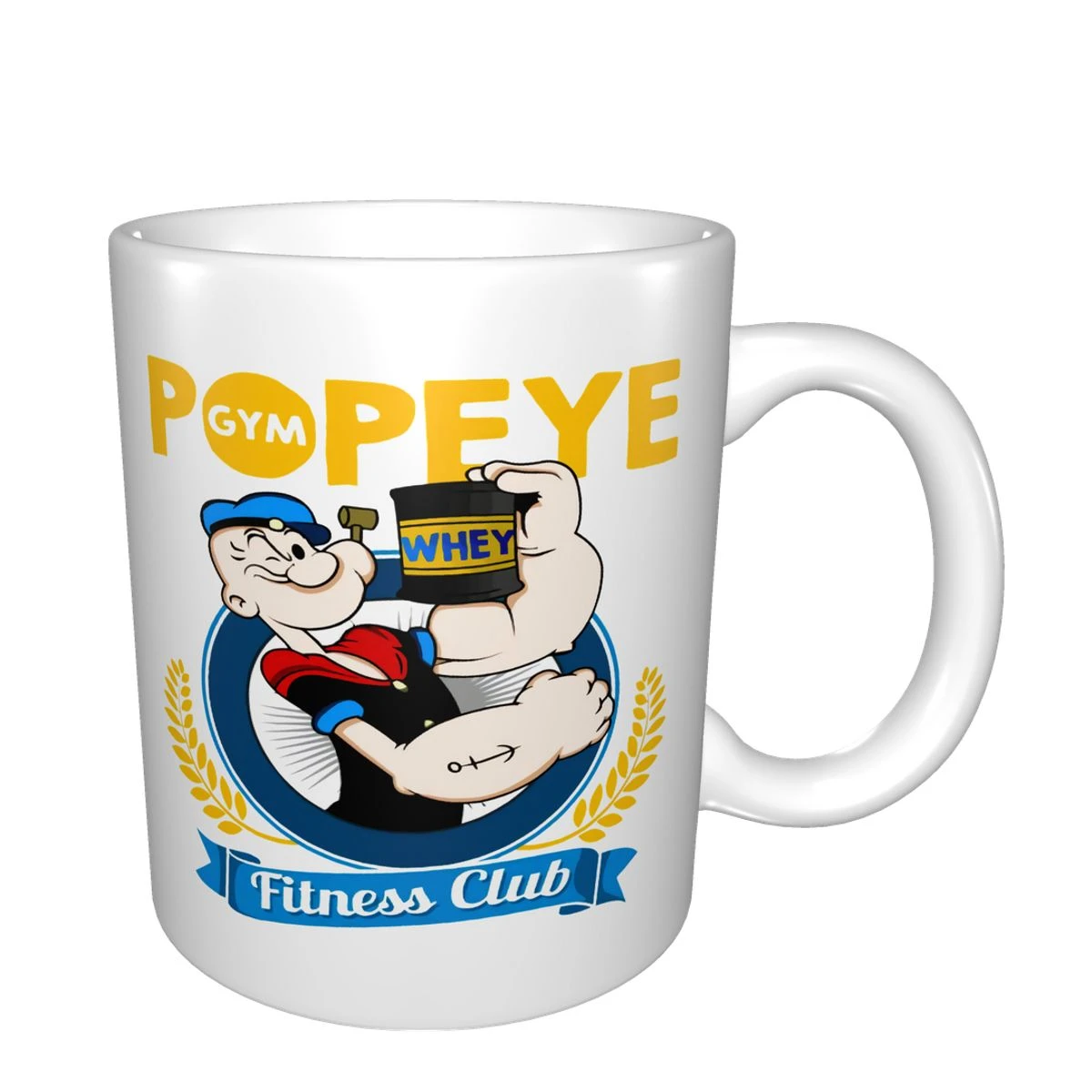 Popeyeセーラークラブジム漫画マグコーヒーカップコーヒーストレンジャーシングスビールマグカップ男性用 マグカップ Aliexpress