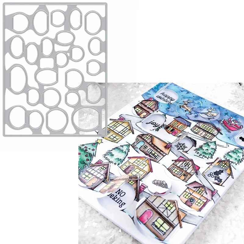 

Circle Pop Up Frame Metal Cutting Dies Surprise Pop Up Pane Die Cuts For Card Making DIY Album Decoration New 2019 Crafts Cards