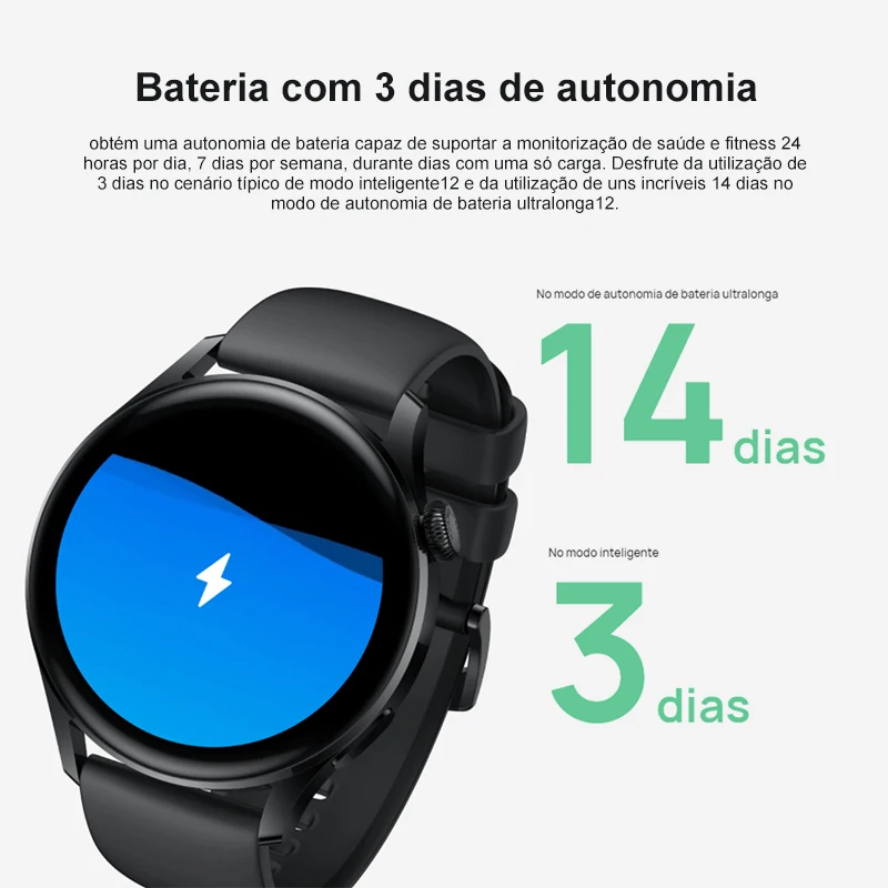 Jam Tangan HUAWEI Versi Global 3 ESIM Jam Tangan Pintar Olahraga dengan  Pelacak Panggilan Seluler Sepanjang Hari Manajemen Kesehatan 3 46MM|Jam  Tangan pintar| - AliExpress