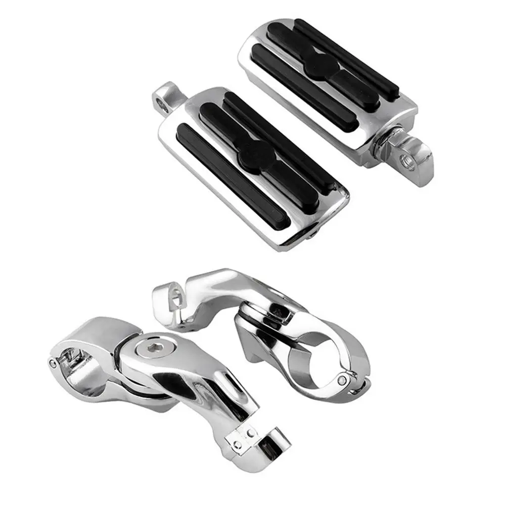 

Motorcycle Universal Footrest For 1-1/4" 1.25" (32MM) Aperture Foot Peg Highway Peg Foot Rest
