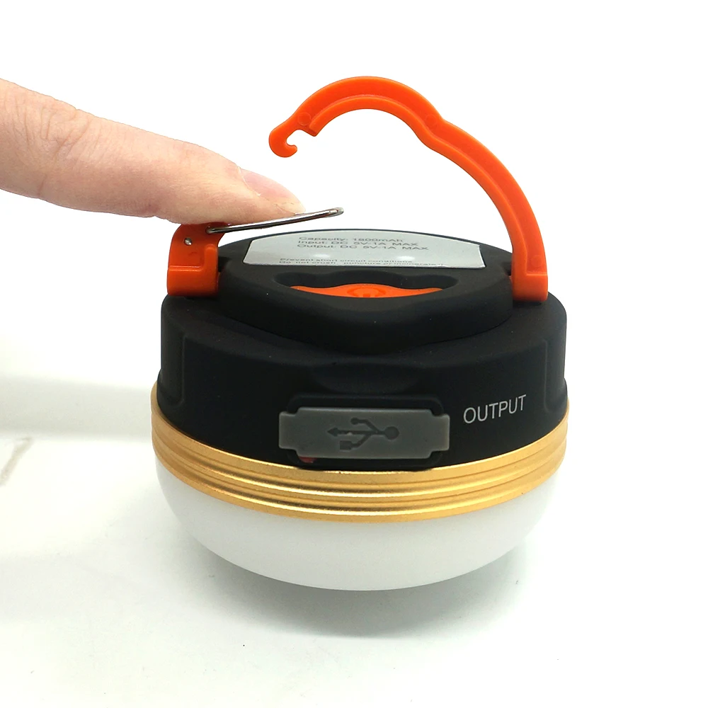 Aukelly Мини Портативный походный светильник 3 Вт светодиодный USB Перезаряжаемый фонарь для кемпинга Открытый аварийный походный ночной подвесной светильник для палатки