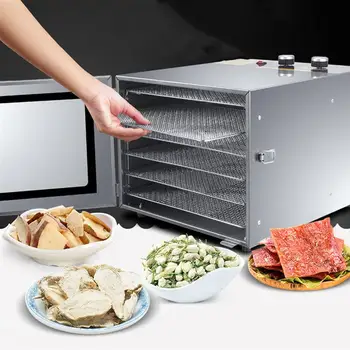 

1Pc Food Dehydrator Machine Fruit Vegetable Dehydrator Household Tea Vegetables Pet Meat Dehydrator with UK Plug