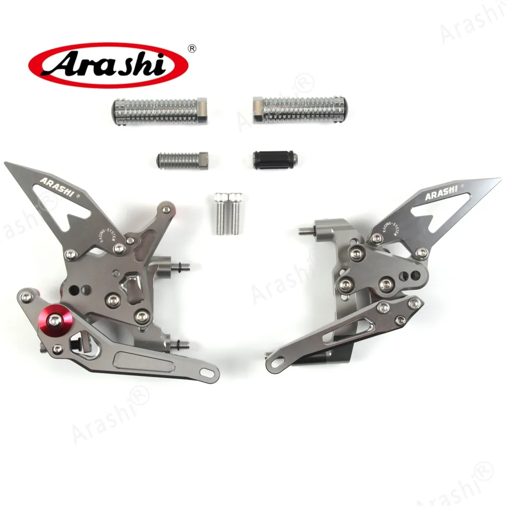 Arashi для DUCATI Panigale 1199 2012- 1 комплект CNC Rider Rearset регулируемые Подножки 1199S 1199R 12 13 14 15 16 17