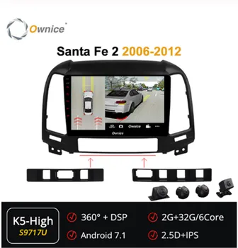 

Ownice 6Core Android 7.1 Car Player Radio GPS 360 Panorama Auto Stereo ForHyundai Santa Fe 2 2006-2012 4G LTE Navigation Audio