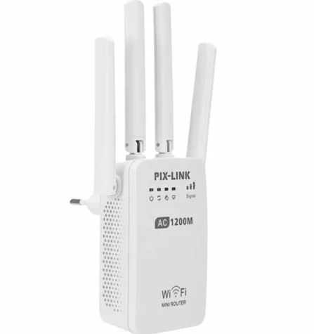 1200 Мбит/с беспроводной Wi-Fi ретранслятор усилитель-удлинитель маршрутизатор 4 антенны 2,4/5G