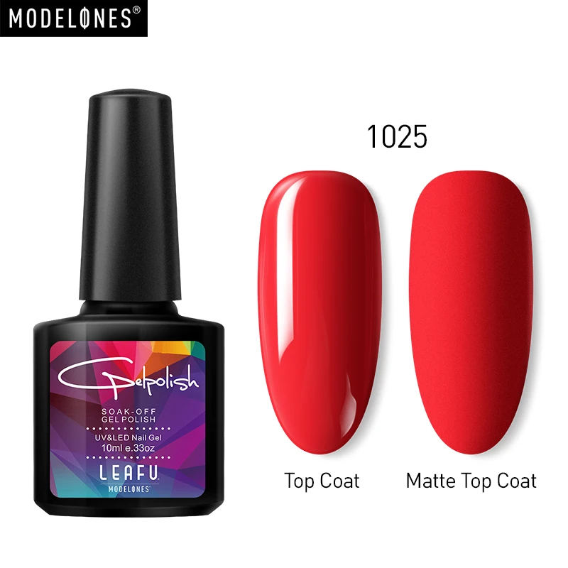 Modelones Matte Top Coat Nail Gel Polish Long Lasting Matte Effect Nail