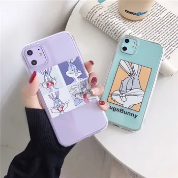 

Cute Cartoon Rabbit Phone Case For Huawei P20 P30 lite Mate 30 20 Pro P Smart For Honor 8X V20 20 7A Y9 8A Nova 3 4 5 Soft Cover