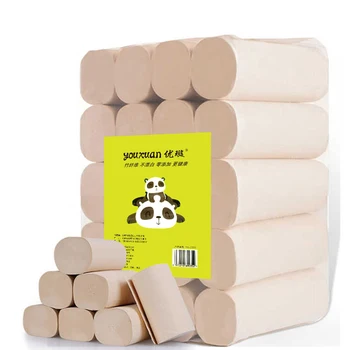 

30 Rolls Household Paper Towels Bamboo Pulp Napkins Toilet Paper Soft Household Cleaning Tools & Accessories