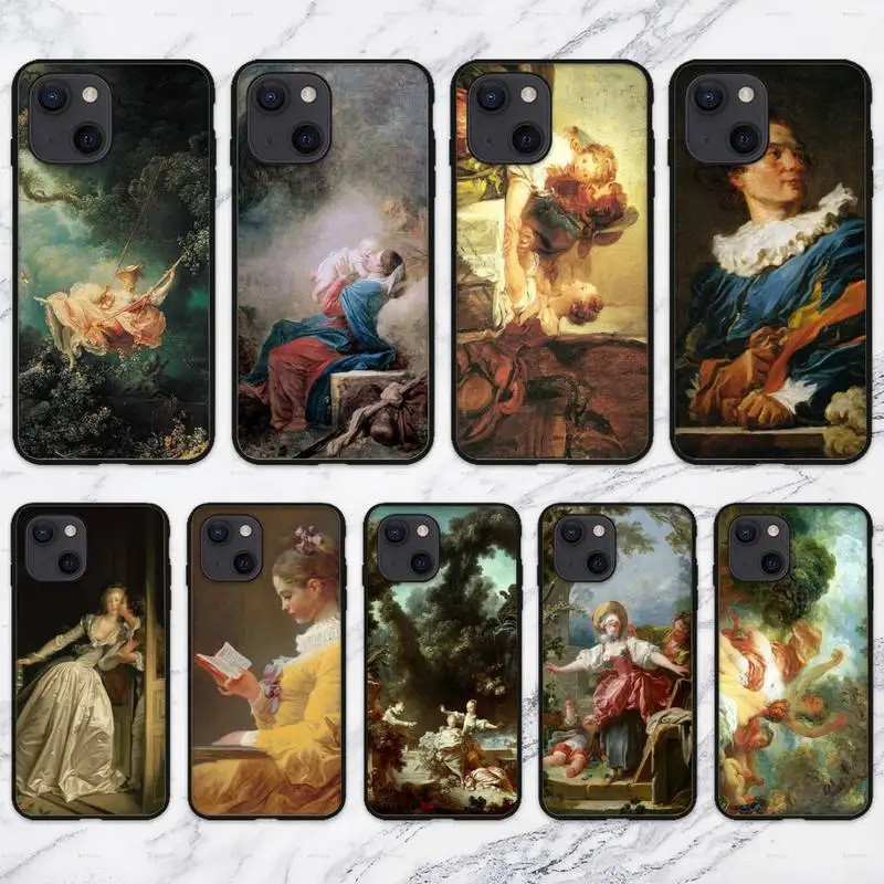 The Swing By Jean Hore Fragonard Custodia Per Telefono Per Iphone 11 12 Mini 13 Pro Xs Max X 8 7 6S Plus 5 Se Xr Shell