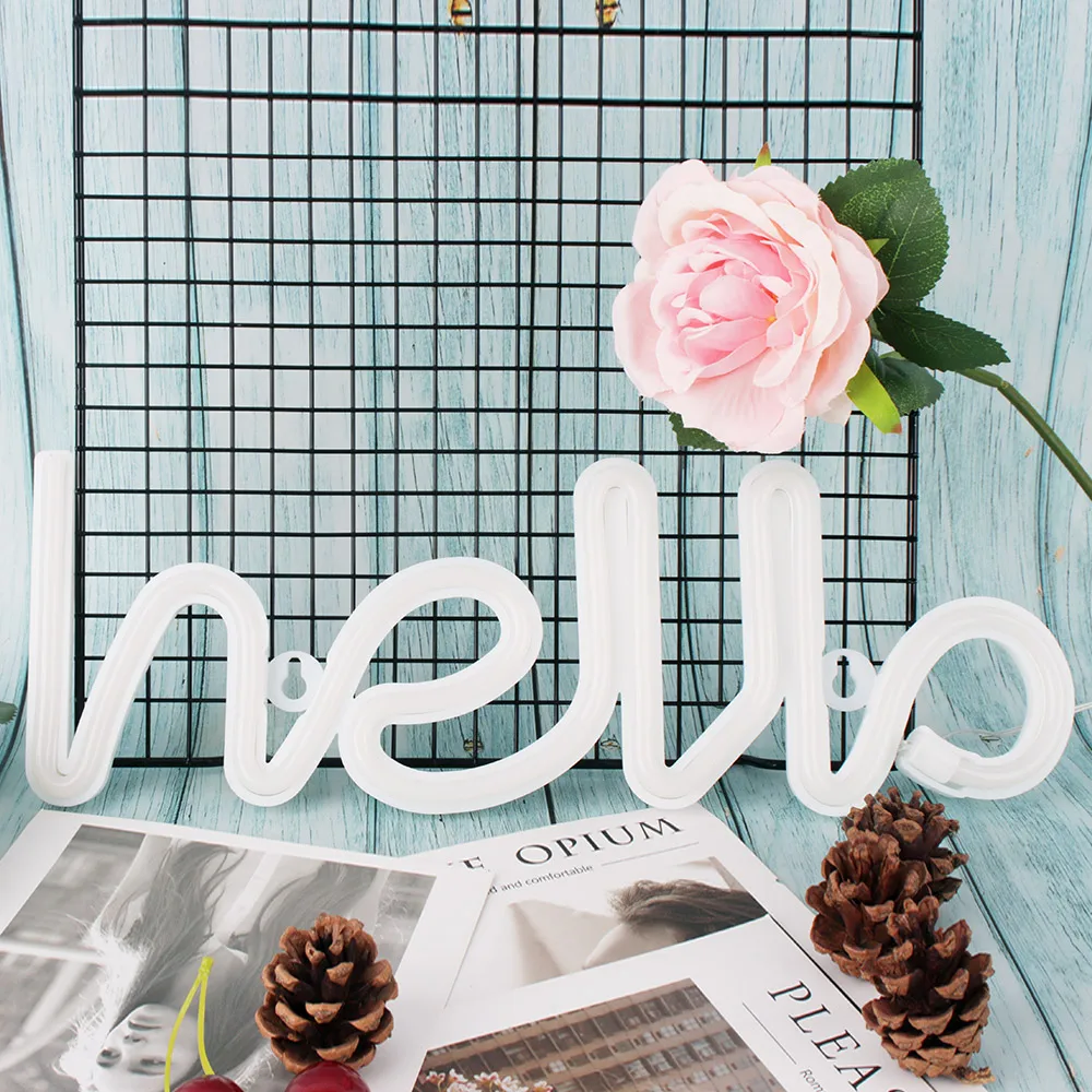 Skup Twórczy LED neon lampka nocna tęcza miłość wesele dekoracja lampa neonowa dekoracje świąteczne na ozdoby do domu prezenty bożonarodzeniowe