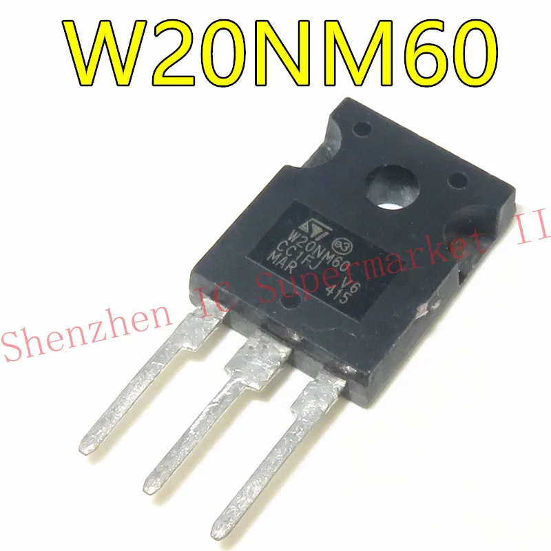 

1PCS W20NM60 STW20NM60 20N60 TO-247 High-power field effect switch tube LCD field effect tube 600V 20A in-kind shooting