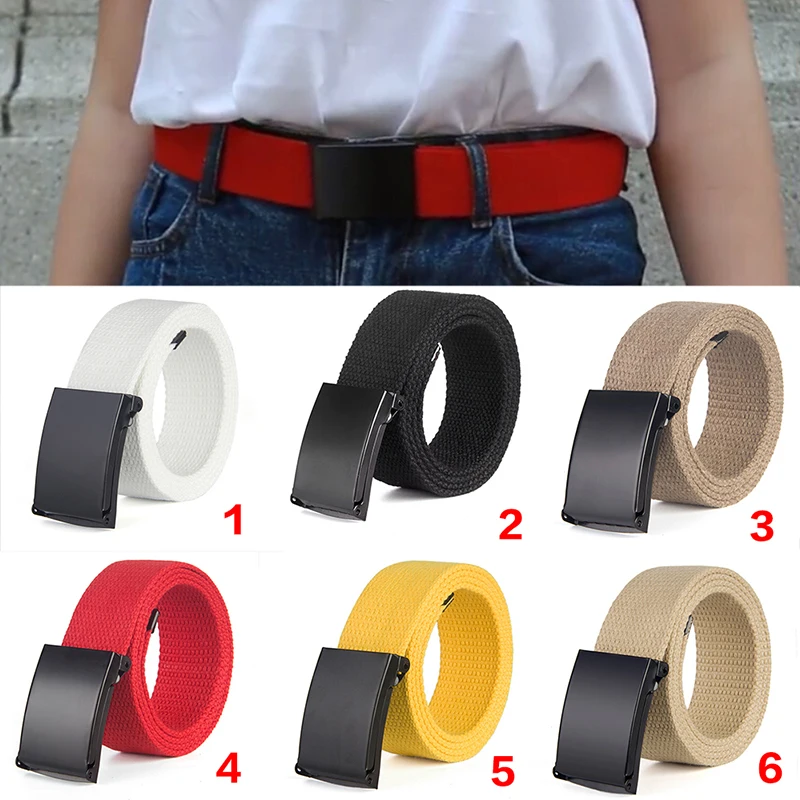 1PC Male Army Tactical Belt Automatic Buckle Nylon BeltMens Canvas Waist Belts Strap Belt High Quality