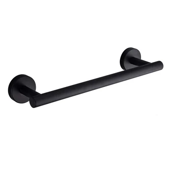 

Stainless Steel Bathroom Towel Rail Wall Organizing Hanging Holder Rack Shelf