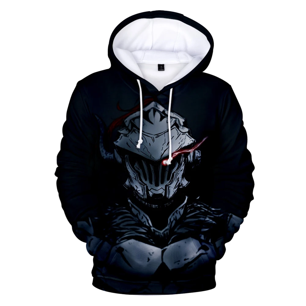 Новые осенние модные толстовки с капюшоном Goblin Slayer Comic 3D толстовки для мужчин и женщин аниме-Толстовка 3D печать Goblin Slayer комиксы мужские толстовки Топы