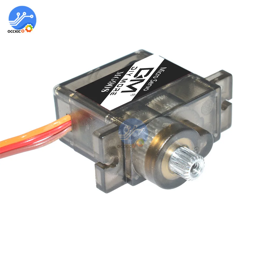 Металлическая шестерня цифровой MG90S 9G сервопривод для Rc вертолета автомобиля