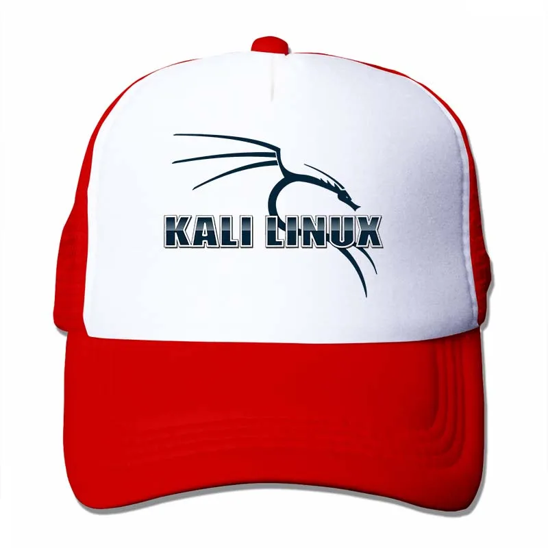 Kali Linux Dragon бейсбольная кепка для мужчин и женщин, Кепка для водителя грузовика, модная Регулируемая Кепка - Цвет: 4-Red