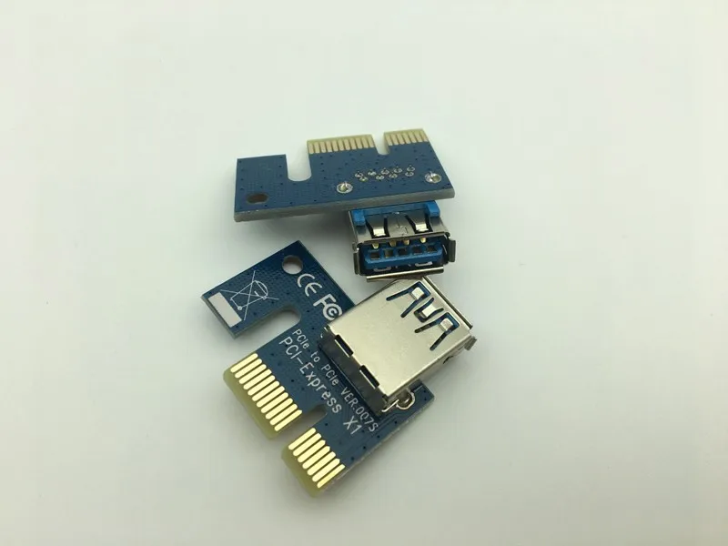 #Special Offers 400pcs/lot USB 3.0 PCI-E Express 1x to 16x Extender Riser Card Adapter USB 3.0 Extender cable for Bitcoin Mining Device