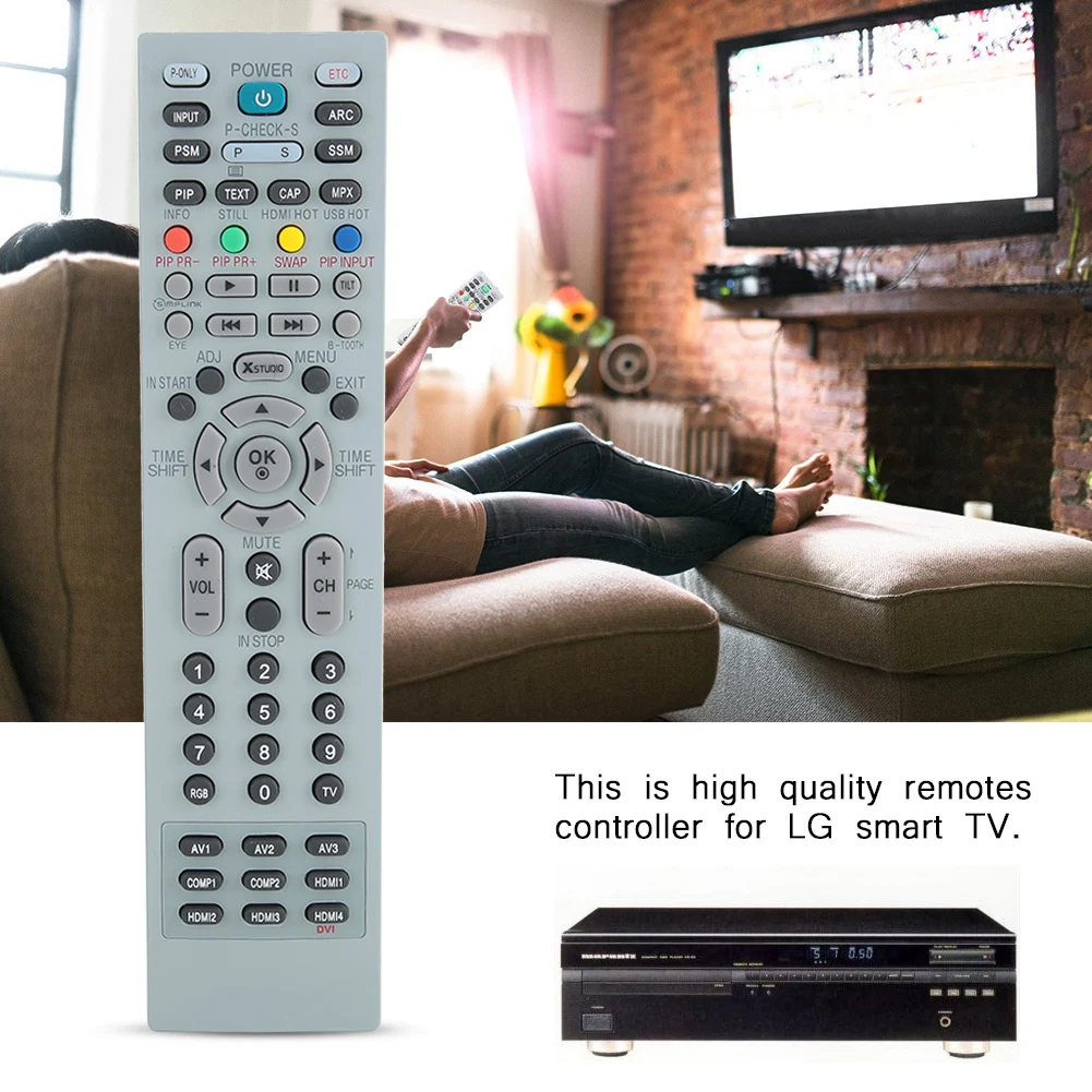 Серый высокое качество Замена услуги HD Smart TV пульт дистанционного управления для