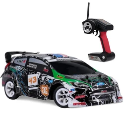 WLtoys coche a Control remoto K989 para niños, vehículo de carreras de alta velocidad a Control remoto, escala 1/28, 2,4G, 4WD, 30 KM/H, regalos