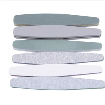 

6Pcs/Set Half-Moon-Shaped Nail File Nail Buffer Washable Grinding Polishing Sanding Buffing Manicure Pedicure Nail Art Tools