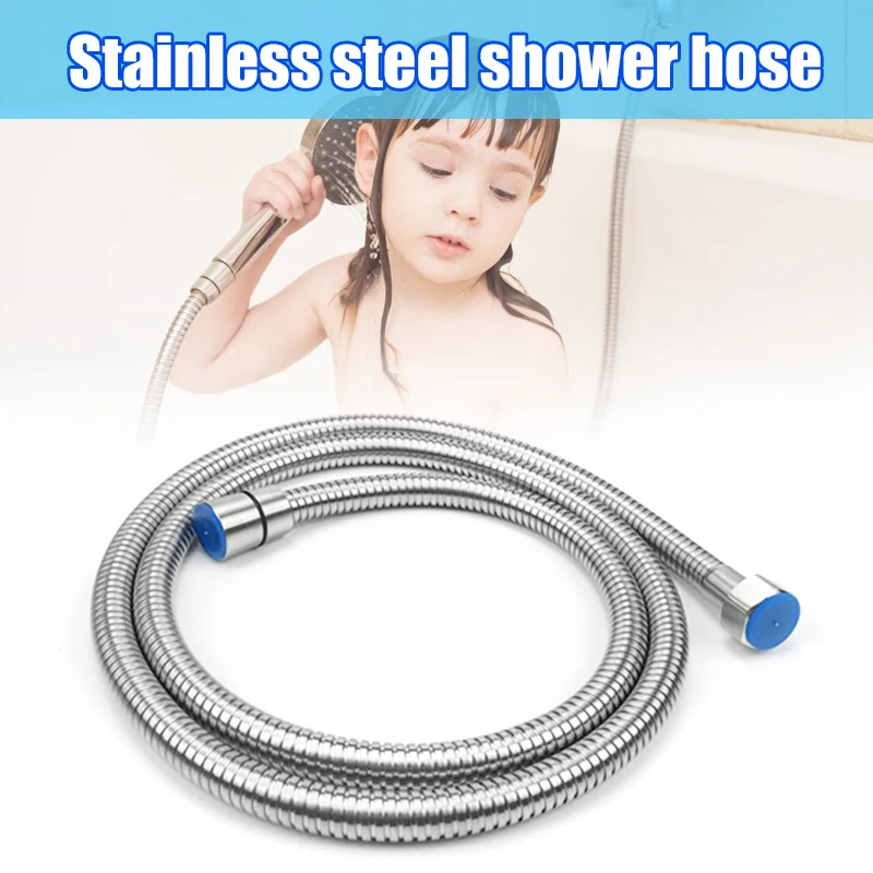 

Long Shower Hose 2m/1.5m Stainless Steel Flexible Replacement Handheld Shower Hose Anti-Twist MU8669