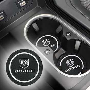 

Car Coaster Silicone Epoxy Coaster Car Decoration for Dodge Challenger RAM 1500 Charger Avenger Caliber Dart Nitro Accessories