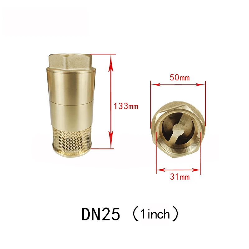DN25 DN40 DN50 DN65 DN80 обратный клапан бак для масла медный двойной дверной аксессуары