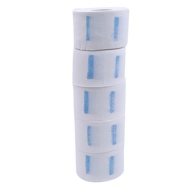 

Barber Salon 5 Roll Disposable Barber Neck Strip Hairdressing Tools Absorb Perspirationâ€‹ Paper Hairdressing Bib For Barber