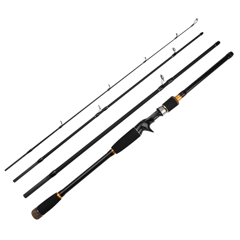 Grips single pole TAIGEK 2,1 М 2,4 Роба рыбной ловли из углеродного волокна спиннинг литья приманочный шест Портативный Сверхлегкий Вес 4 секции съемный - Цвет: Grips single pole