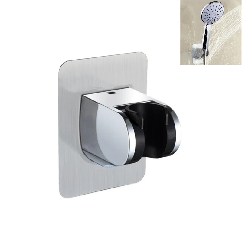 New Arrival Shower Holder Wall Mounted Shower Rack Bathroom Accessory 7-Speed Adjustable Drill-free Bracket Easy To Use