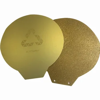 

ENERGETIC Round Dia 240mm Delta Hotbed,Double sided Textured PEI Spring Steel Sheet Powder Coated PEI flexplate+Base for Kossel