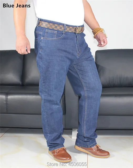 White Jeans Men Plus Size Exra Long 