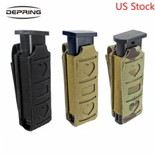 Тактический Molle подсумок для одного магазина Пистолет подсумок поясной ремень многофункциональный фонарик Чехол кобура охотничий аксессуар