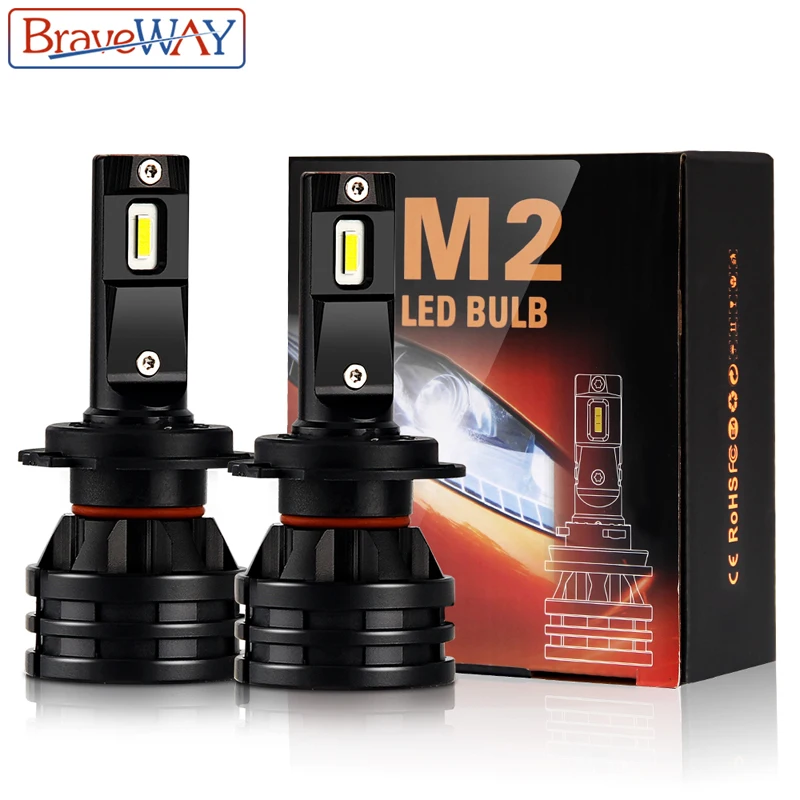 BraveWay 16000LM светодиодный головной светильник лампы H1 H3 H4 LED H7 H11 H8 H9 HB3 HB4 фары для